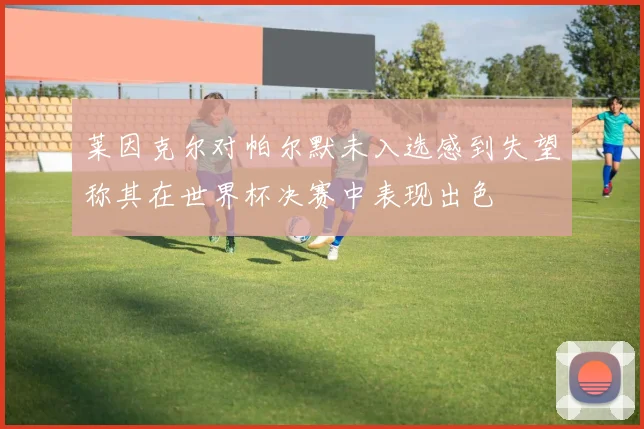 莱因克尔对帕尔默未入选感到失望称其在世界杯决赛中表现出色